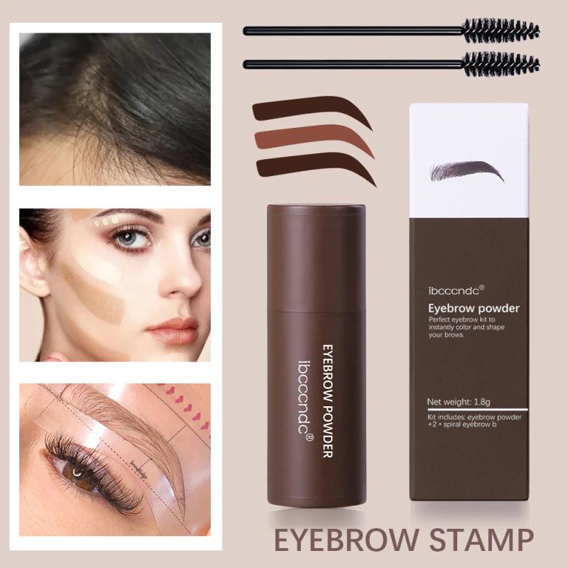 1 Set Perfect Eyebrow Stamp Stencil Kit - magsofter