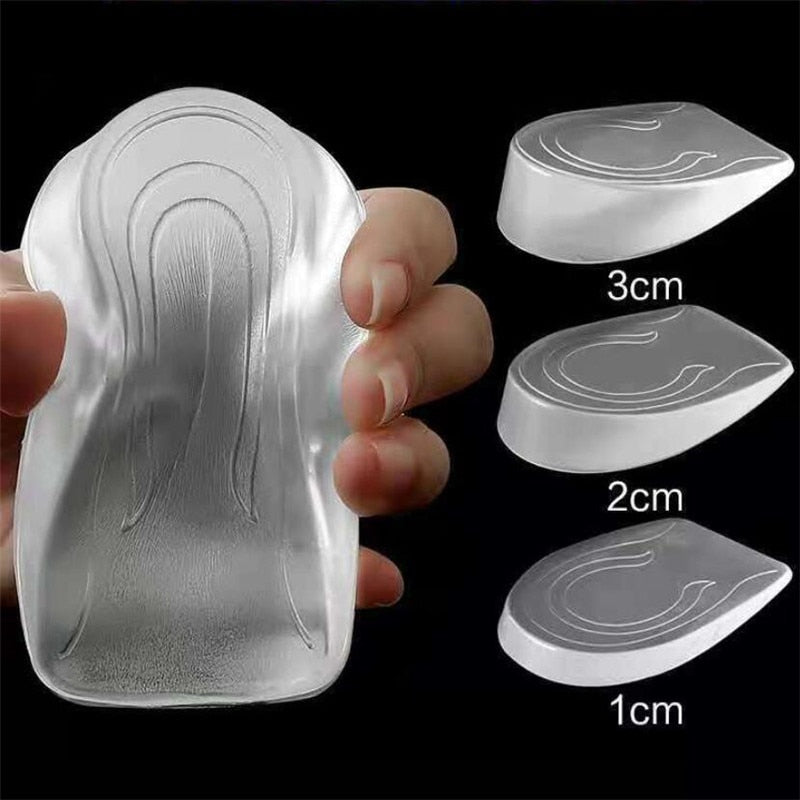Silicone Gel Height Increase Insole Heel Lifting