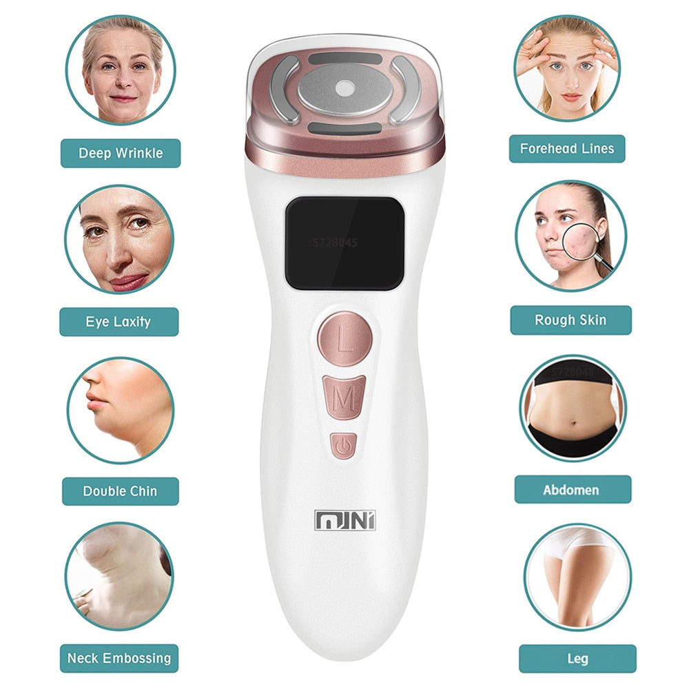 Mini HIFU 2nd Gen Machine Ultrasound Machine Lift Firm Tightening Skin Wrinkle Skin care mechine - magsofter