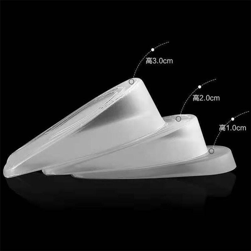 Silicone Gel Height Increase Insole Heel Lifting
