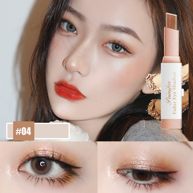 Portable Double Color Velvet Gradient Eyeshadow Stick - magsofter