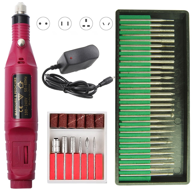 Professional Electric Nail Drill Machine - magsofter